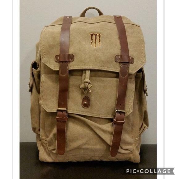 Monster Energy Java Backpack Rucksack Bag - Picture 1 of 7